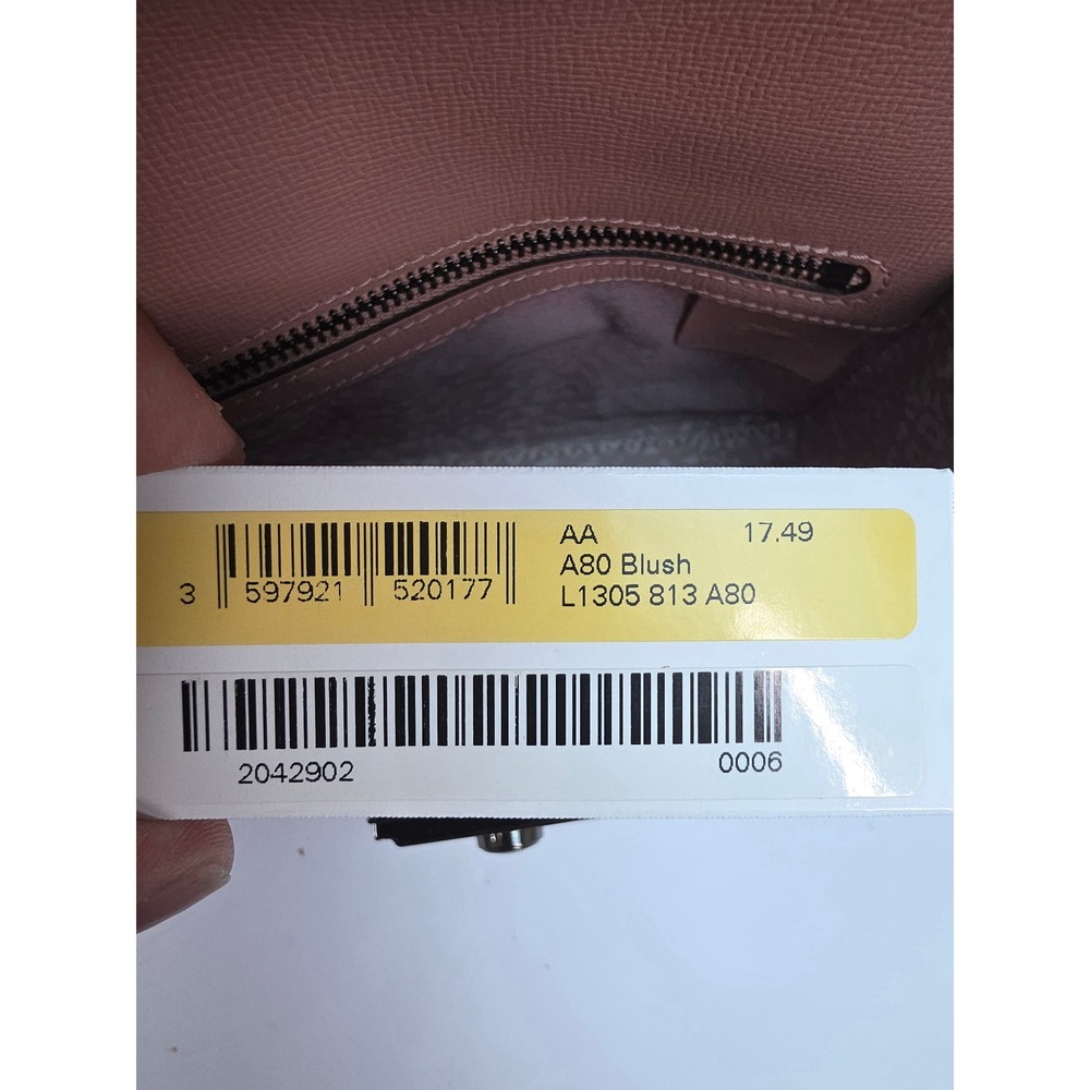 Longchamp Mademoiselle Blush Pink Leather Crossbody Bag L1305813A80 France - Picture 4 of 8